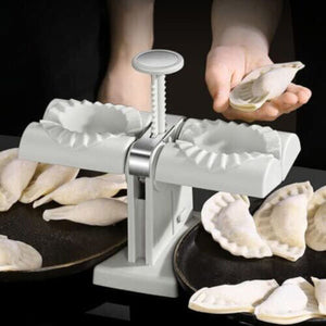 Automatic Double Head Dumpling Maker Mould Tool Kitchen Gadgets